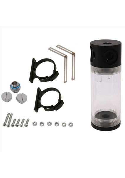 2x Akrilik Silindir Rezervuar Su Deposu G1/4 50MM x 140MM Pc Sıvı Soğutma Suyu Soğutma Kiti Bilgisayar Için Cpu (Yurt Dışından) fiyatları