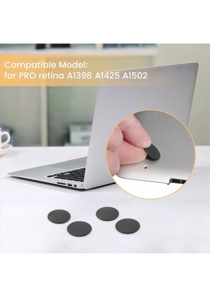 4pcs Parça Numarası Alt Kılıf Kauçuk Ayaklar MacBook Pro Retina A1398 A1425 A1502 Için (Yurt Dışından) indirimleri