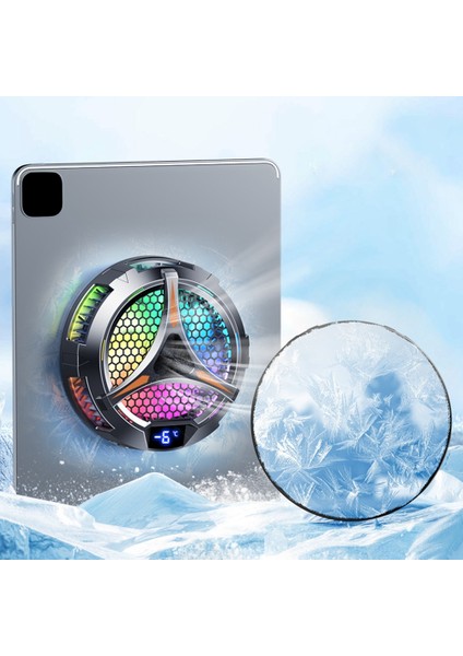 X42 Tablet Radyatör Tablet Soğutucu Rgb Renkli Aydınlatma 10 cm Manyetik Yarıiletken Soğutucu Soğutma Fanı Tablet Için (Yurt Dışından) fırsatları