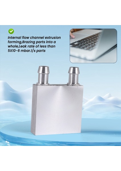 Birincil Alüminyum Alaşımlı Su Soğutma Bloğu 40X40MM Sıvı Su Soğutucu Isı Emici Sistemi Için Gümüş Kullanımı Pc Dizüstü Bilgisayar Cpu (Yurt Dışından) indirimleri