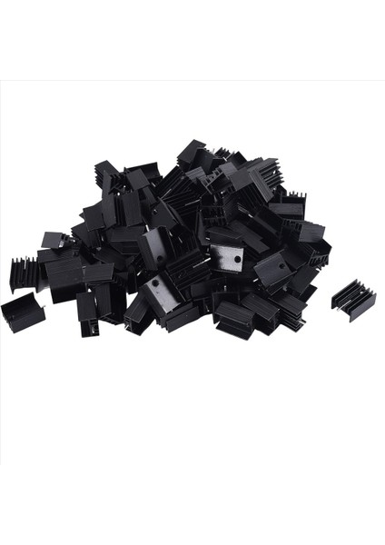 100 Pcs 20X15X10MM Alüminyum TO-220 Toster Sipiyet 220 Isı Lavabo Transistör Radyatör TO220 Soğutucu Soğutma (Yurt Dışından)