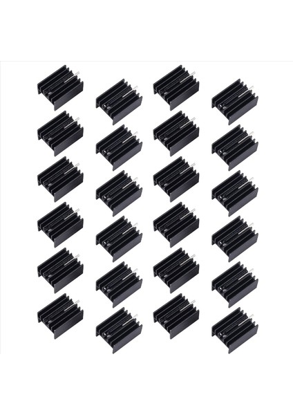 100 Pcs 20X15X10MM Alüminyum TO-220 Toster Sipiyet 220 Isı Lavabo Transistör Radyatör TO220 Soğutucu Soğutma (Yurt Dışından) fiyatları