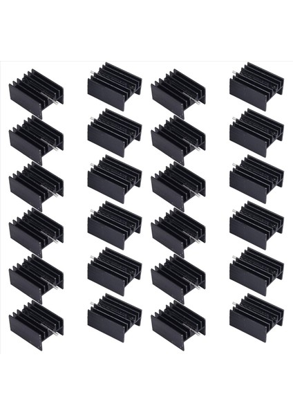100 Pcs 20X15X10MM Alüminyum TO-220 Toster Sipiyet 220 Isı Lavabo Transistör Radyatör TO220 Soğutucu Soğutma (Yurt Dışından) modelleri