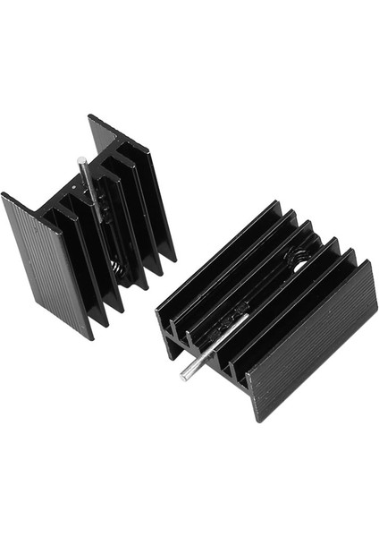 100 Pcs 21X15X11MM Siyah Alüminyum Isı Lavabosu 220 To Mosfet Transistörler (Yurt Dışından) modelleri