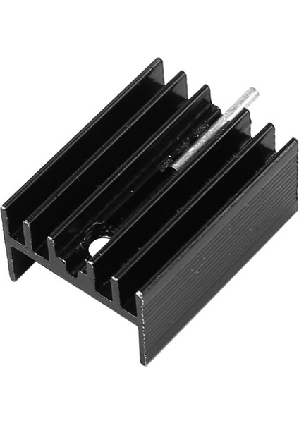 100 Pcs 21X15X11MM Siyah Alüminyum Isı Lavabosu 220 To Mosfet Transistörler (Yurt Dışından) fırsatları