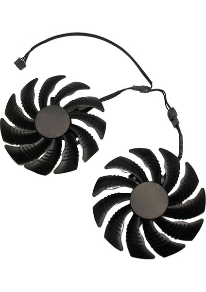 88MM Gpu Soğutucu Grafik Kart Fan Redeon Aorus RX580/570 Gıgabyte GV-RX570 Aorus GV-RX580AORUS (2 Pc) (Yurt Dışından)