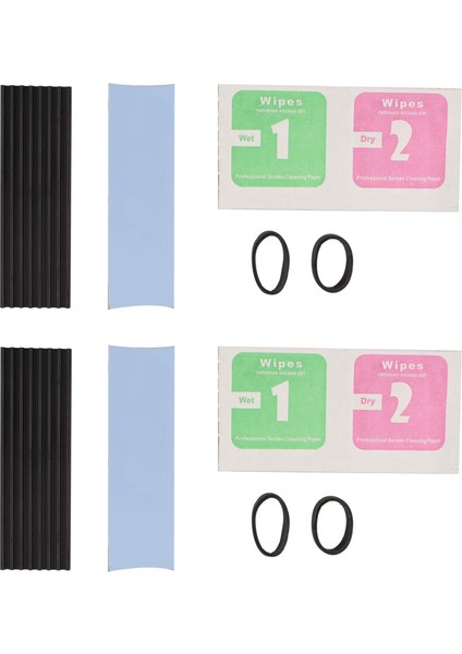 Nvme Ngff M 2 2280 Pcıe SSD Için 2x Alüminyum Soğutucu Yonga Seti Isı Lavabosu Soğutma Pedi ile Isı Lavabosu (Yurt Dışından)