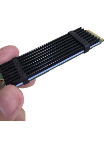 Nvme Ngff M 2 2280 Pcıe SSD Için 2x Alüminyum Soğutucu Yonga Seti Isı Lavabosu Soğutma Pedi ile Isı Lavabosu (Yurt Dışından) fırsatları
