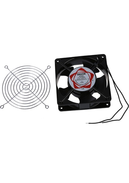 4x Ac 220-240V 0 14A 120MMX120MM Metal Bilgisayar Cpu Fan Siyah (Yurt Dışından) modelleri