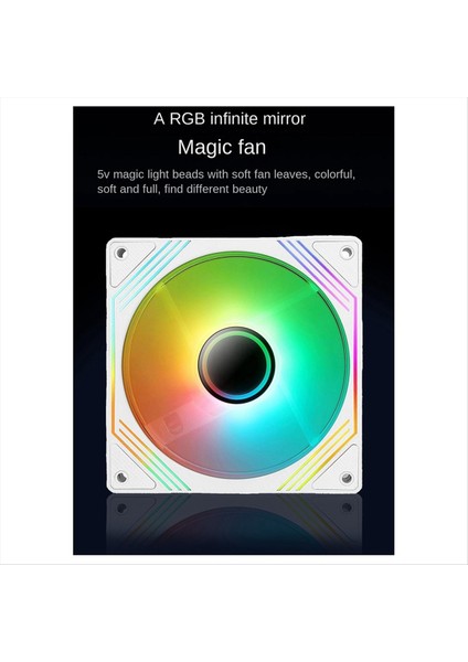 Pc Kasa Fanı 14CM 5V 3pin Argb Dolaşım Ayna Işığı Efekt Negatif Bıçak Soğutma Fanı (Yurt Dışından) modelleri