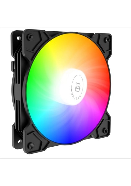 Bajeal 12CM Şasi Soğutma Fanı 4p Arayüz Şasi Fan Bilgisayar Şasi Soğutma Renkli Işıklar Sessiz Çok Fonksiyonlu Fan 10 Set (Yurt Dışından) indirimleri