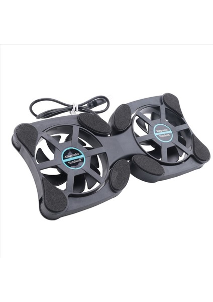 Dizüstü Bilgisayar Soğutma Tabanı Dizüstü Bilgisayar Desteği - Taşınması Kolay 2 Sessiz Fan ve USB Bağlantı Noktası ile 10-15 6 Inç Için Uyumlu (Yurt Dışından)