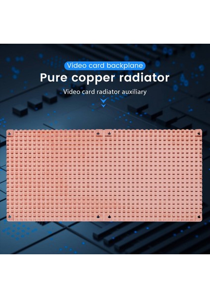 Rtx 3060 3080 3090 Arka Plan Saf Bakır Isı Lavabo Grafik Kart Bellek Yardımcı Radyatör 90X180MM (2mm) (Yurt Dışından) indirimleri