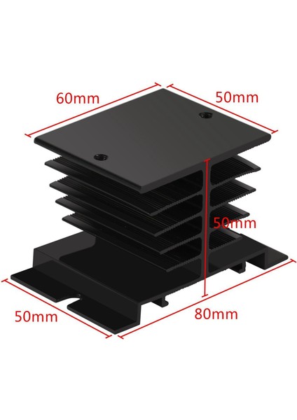Katı Hal Rölesi Isı Lavabosu 6pcs Alüminyum Soğutucu Pid Sıcaklık Kontrolör Ssr-10 25 40A Için Isı Lavabosu (Yurt Dışından) indirimleri