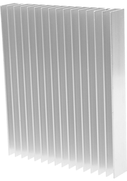 2x Gümüş Ton Alüminyum Isı Dağınık Isı Lavabosu Soğutma Fin 120X100X18MM (Yurt Dışından) indirimleri
