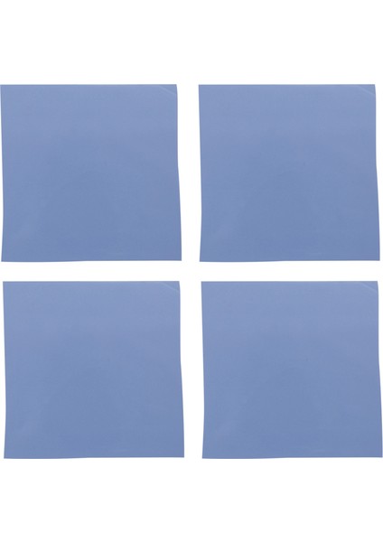4x Yeni Gpu Cpu Sıraç Soğutma Soğutması Iletişim Silikon Pad 100MMX100MMX1MM Termal Pad (Yurt Dışından)