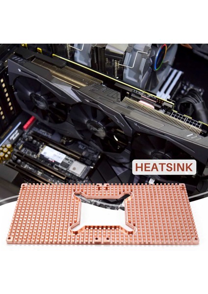 Rtx 3060 3080 3090 Arka Plan Saf Bakır Isı Lavabo Grafik Kart Bellek Yardımcı Radyatör 90X180MM (5mm) (Yurt Dışından) fırsatları