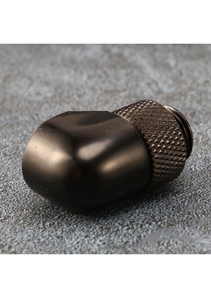 4 Pcs 12 9mm G1/4 Iplik 90 Derece Döner Tüp Konektör Pc Su Soğutma Siyahı (Yurt Dışından)