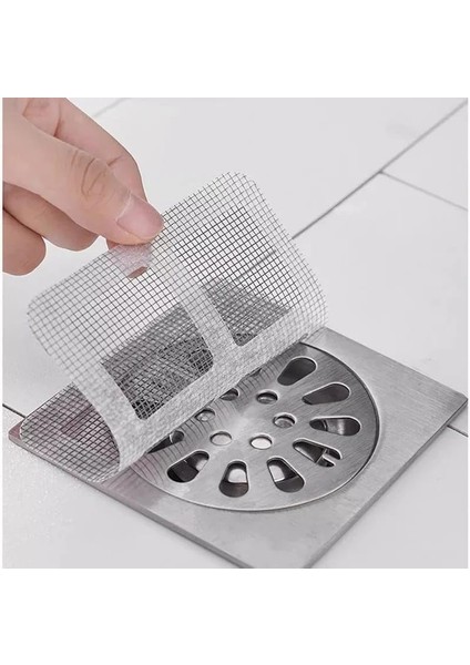 10 Adet Banyo Gider Süzgeci Saç Yakalayıcı Süzgeç Banyo Duş Gider Tıkanık Önleyici Süzgeç