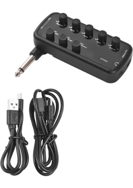 Bas Amplifikatör Mini Amp Taşınabilir Kulaklık Bas Amplifikatör Fişi ve Oynat Elektro Gitar Amplifikatörü (Yurt Dışından)