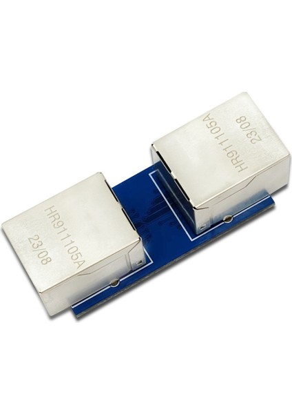 Gigabit Ethernet Kablo Adaptörü Modül Ağ Kablosu Uzatma Konnektörü RJ45 Adaptör Ağı Düz-Doğru Konektör (Yurt Dışından)