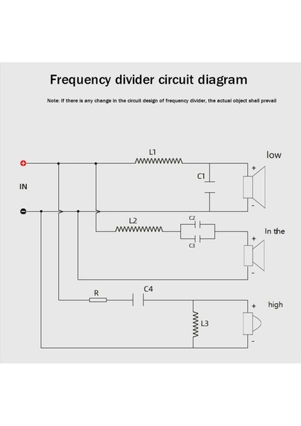 2x 3 Yol Frekans Bölücü Tiz+Orta Kademe+Bas Hifi Crossov Ses Frekans Bölücüsü Ev (Yurt Dışından) fiyatları