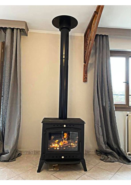 Invicta Alma Ithal Fransa Döküm Odun Sobası , 5 Yıl Garantili (12KW) indirimleri