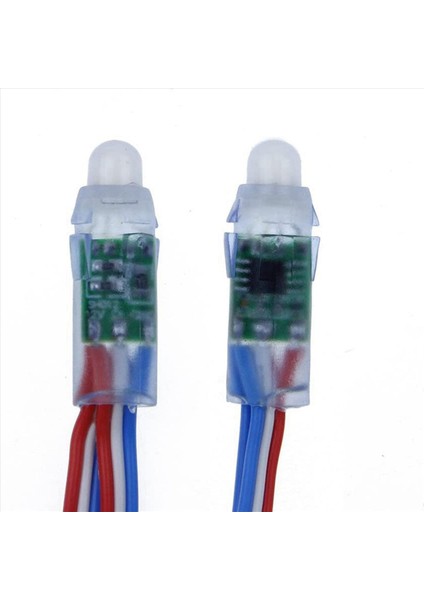 100PCS WS2811 Rgb LED Pikselleri Işık Ayrı Ayrı Adreslenebilir 12MM Dağınık Dijital Tam Renkli Piksel Modülü Işık DC12V (Yurt Dışından) indirimleri