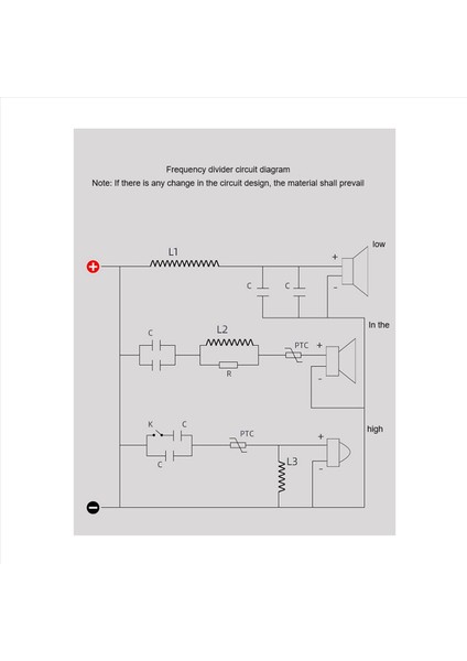 2x 3 Yol Frekans Bölücü Hi-Fi Crossover Audiophile Home Sineması Yüksek Orta Düşük Hoparlörler Getirme Crossov Crossover (Yurt Dışından)