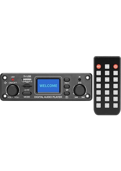 Dijital Ses Oynatıcı Bluetooth Mp3 Çalar Kod Çözücü Panosu 128X64 Dots LCD USB Sd Bt Fm Müzik Oyuncusu Modülü TPM119B (Yurt Dışından)