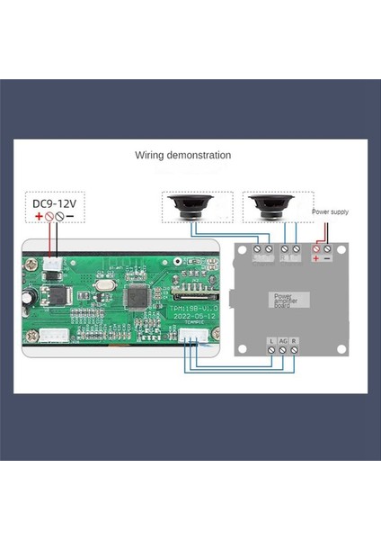 Dijital Ses Oynatıcı Bluetooth Mp3 Çalar Kod Çözücü Panosu 128X64 Dots LCD USB Sd Bt Fm Müzik Oyuncusu Modülü TPM119B (Yurt Dışından) modelleri