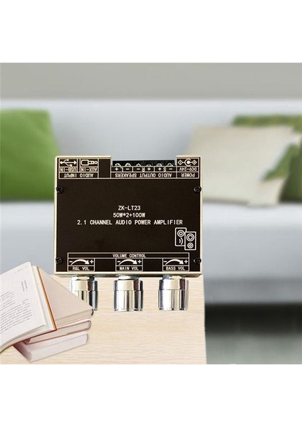 ZK-LT23 5 1bluetooth Güç Amplifikatör Kartı 50W 2 1 Kanal Amplifikatör Kartı Ses Kutusu Için Kısa Devre Koruması (Yurt Dışından) modelleri