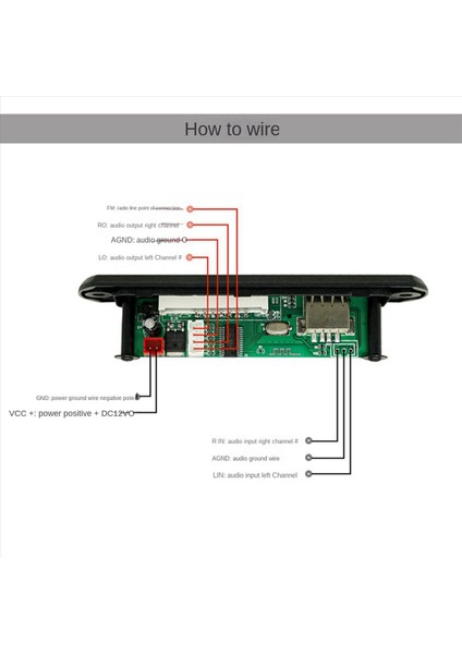 6x USB Mp3 Modülü Bluetooth 12V Mp3 Wma Kötü Çocuk Kurulu Ses Module Fm Aux USB Tf Radyo Araba Uzak Müzik Hoparlörü (Yurt Dışından) fırsatları