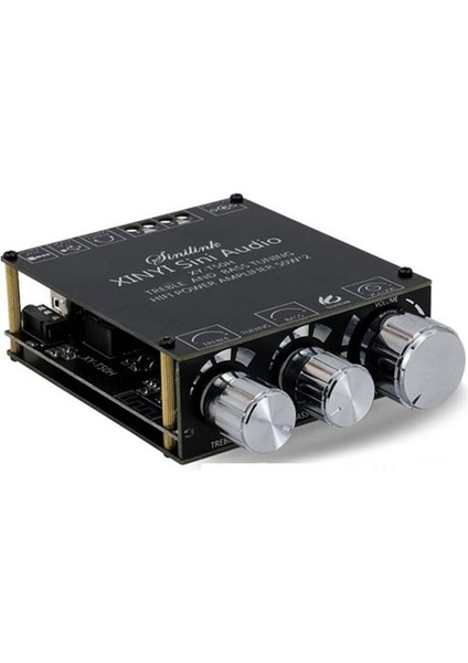 XY-T50H Bluetooth 5 0 Amplifikatör Kartı TPA3116D2 50W+50W Yüksek Bass Ayarlanabilir Stereo Dijital Amplifikatör Kartı Ses Modülü (Yurt Dışından) fırsatları