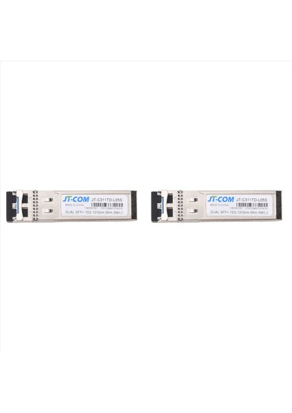 2x Jt-Com 10G Sfp+ Dubleks Lc Sfp Modülü Tek Mod 5km Optik Fiber Modülü Mikrotik/huawei Anahtarı Için 1310NM (Yurt Dışından)