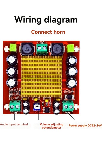 4pcs XH-M544 Mono 150W TPA3116DA Için Dijital Amplifikatör Kartı Ses Amplifikasyon Modülü Güç Kaynağı Voltajı 12-26V (Yurt Dışından) indirimleri