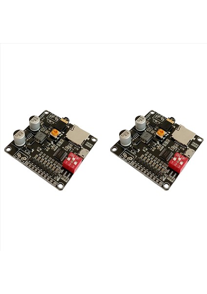 2x DY-HV20T Ses Oynatma Modülü 12V/24V Güç Kaynağı 10W/20W Amplifikatör Desteği Mikro Sd Kart Mp3 Müzik Çalar (Yurt Dışından)