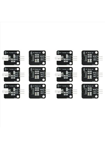 6x 38KHZ Ir Alıcı Ir Verici Sensör Modülü Kit Ir Dijital 38KHZ Kızılötesi Alıcı Modülü Kızılötesi Sensör Modülü (Yurt Dışından)