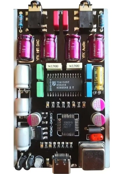 PCM2706DAC TDA1305 Decoder Amp I2S Ila 3 5mm Çıkış USB Amp Usbdac Decoder G2-009 (Yurt Dışından)