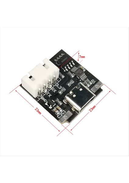 Usb-C-Seri Port Uart Kutu Modülü USB Izole Edilmiş Usb&#39 Ye Ttl Modülüne 3 3V Tip-C Indir Kablo Yükseltme Fırçası Endüstriyel (Yurt Dışından) fırsatları