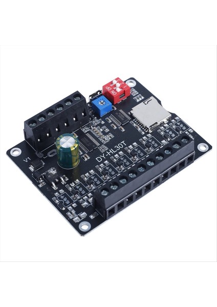 30W Mp3 Ses Oynatma Modülü DY-L30T 9 Trıgger Müzik Çalışık Güç Amplififika Kartı Tf Kartı 32G Max Wav Dc 12V 24V Mp3 A (Yurt Dışından)