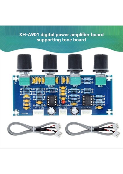 XH-A901 Tiz Bas Hacim Ayarı ile Preamp Amplifikatör Kartları Için Ön Amplifikatör Öncesi Ton Denetleyicisi (Yurt Dışından) fiyatları