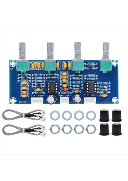 XH-A901 Tiz Bas Hacim Ayarı ile Preamp Amplifikatör Kartları Için Ön Amplifikatör Öncesi Ton Denetleyicisi (Yurt Dışından) fırsatları