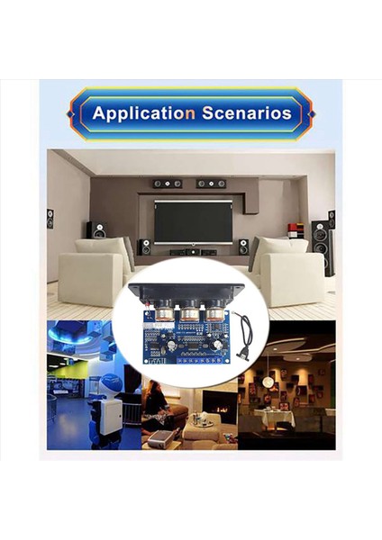 2x 2 1 Kanal Dijital Amplifikatör Kart 2X25W+50W Bt5 0 Subwoofer Sınıfı D DC12-20V Aux Kablosu+Usb Kablosu (Yurt Dışından) fırsatları