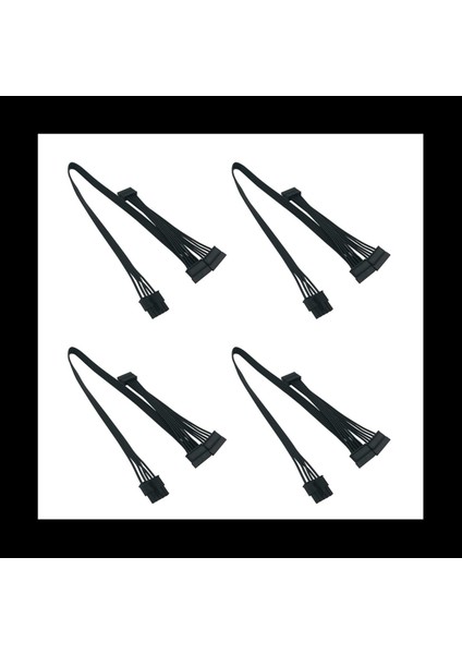 4x 5pin Ila 3 Sata Sabit Disk HDD Güç Kablosu Yalnızca Soğutucu Master V550 V650 V750 V850 V1000 V1000 Modüler Güç Kaynağı (Yurt Dışından)