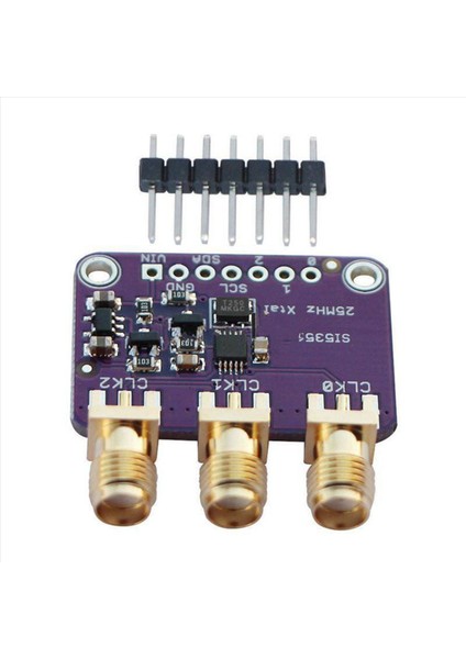4x SI5351A I2C 25MHZ Saat Jeneratör Breakout Tahtası Arduino D9I2 Için 8khz Ila 160MHZ (Yurt Dışından) fiyatları
