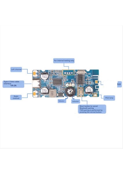 Bt5 0 Amplifikatör Modülü 2 0 Stereo 2X6W Bluetooth Güç Amplifikatör Kartı 5V ile Ses Aımısı ile (Yurt Dışından) modelleri