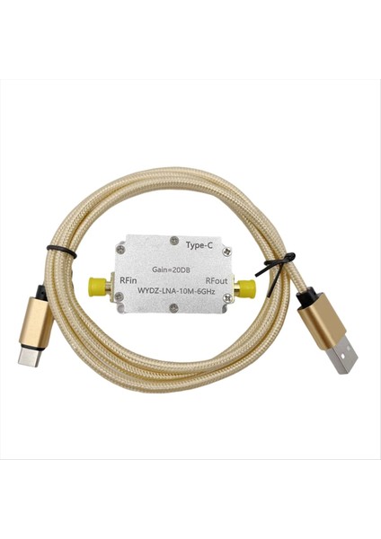 Type-C Lan High Flatness Amplifikatörü 10MHZ-6GHZ Kazanç 20DB Rf Sinyal Amp Ham Sdr Yazılımı Radyo Fm Radyo (Yurt Dışından)