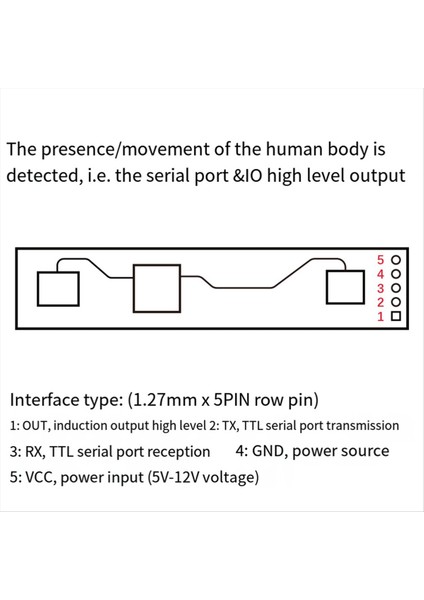 LD2410B 24GHZ Radar Akıllı Insan Varlık Algılama Modülü Bt+Kablo 5V LD2420 Millimetre Dalga Hareket Anahtarı Sensörü (Yurt Dışından) indirimleri