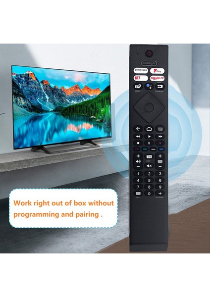 YKF474-B013 Philips Android 4K Hd Için Ses Uzaktan Kumandası 50PUS8506/12 50PUS8507/12 43PUS8505/12 Için LED Akıllı Tv (Yurt Dışından) fırsatları